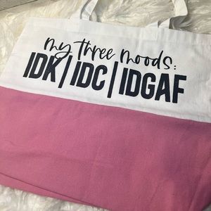 Three Moods Canvas Bag
